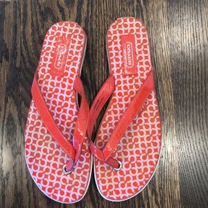 Coach sandals size 9